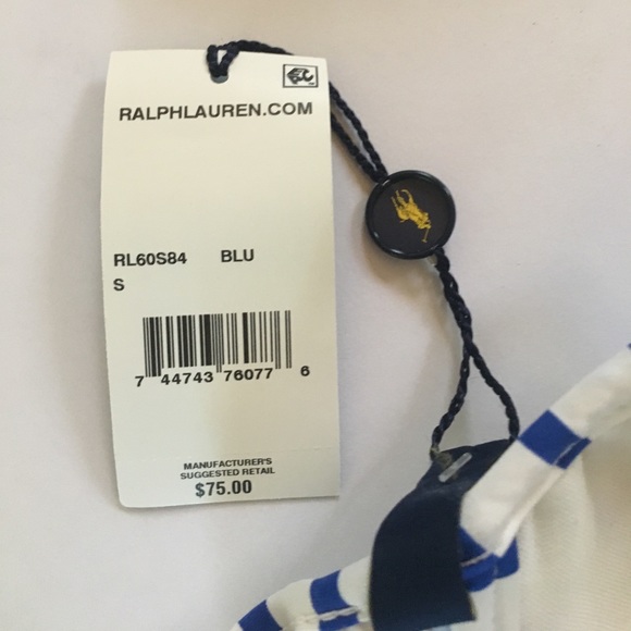 Polo Ralph Lauren Bikini Top, sz Small, underwire - Picture 3 of 4